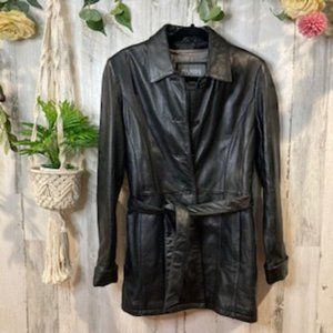 Wilson Black Thermal Insulation Leather Jacket M